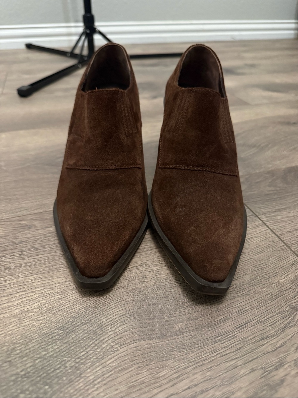 Seychelles Brown Suede Slip-On Loafers